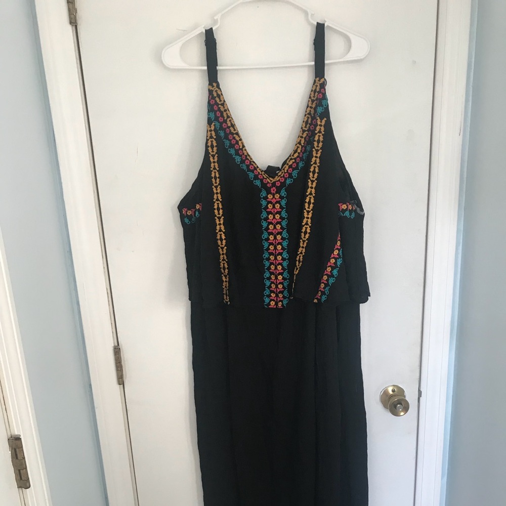 Never worn Aztec print maxi dress